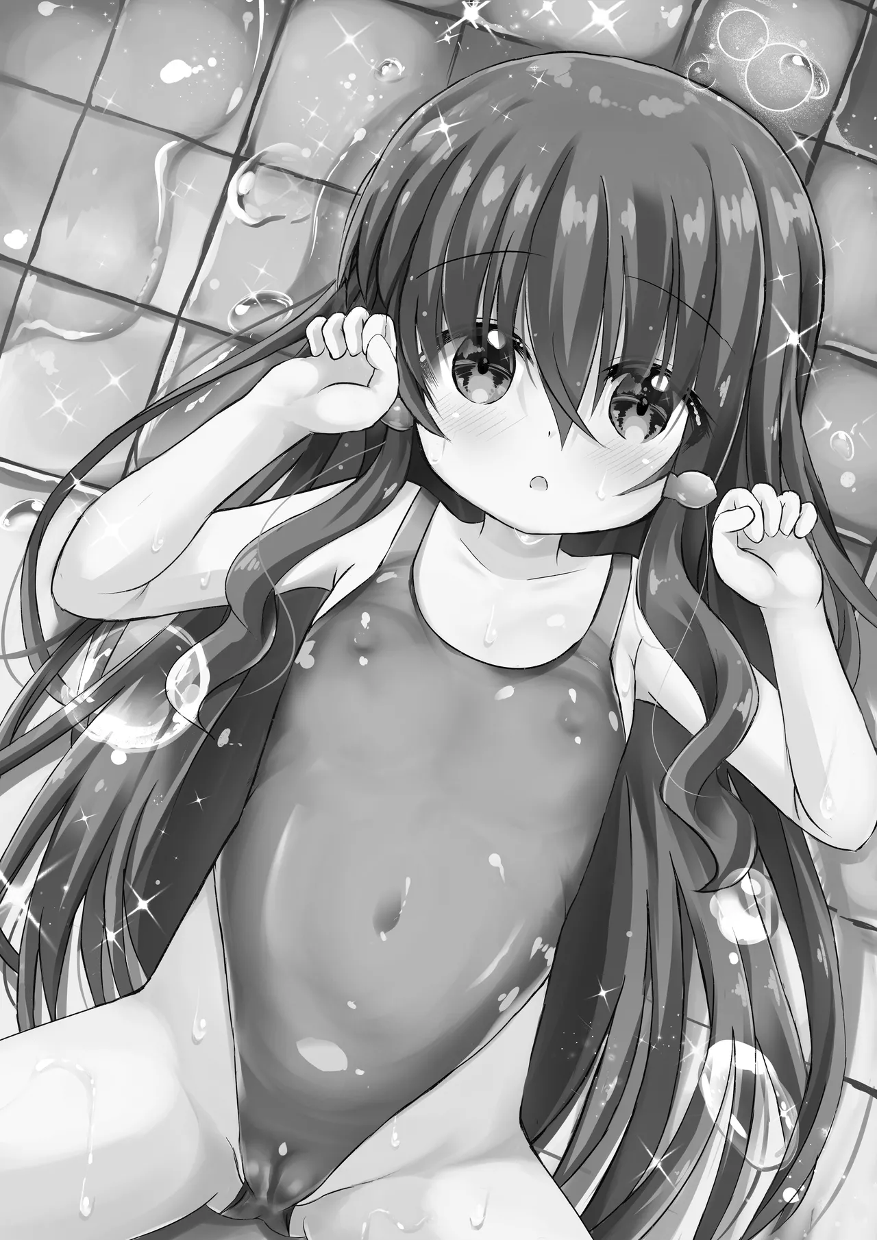 美々ちゃんとプールでひみつのえっち♥ - page3