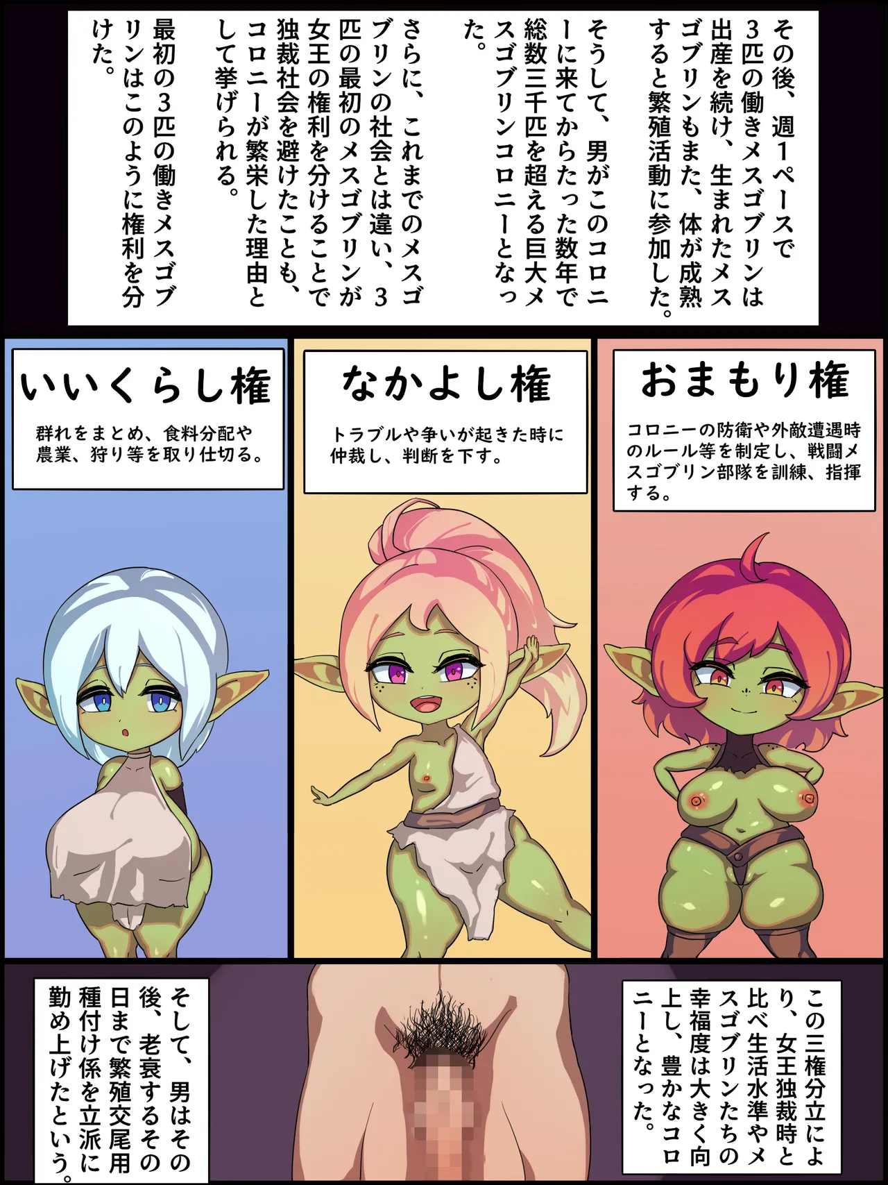 メスゴブリンの巣ー繁殖交尾用種付け係になりコロニーを救うー - page41