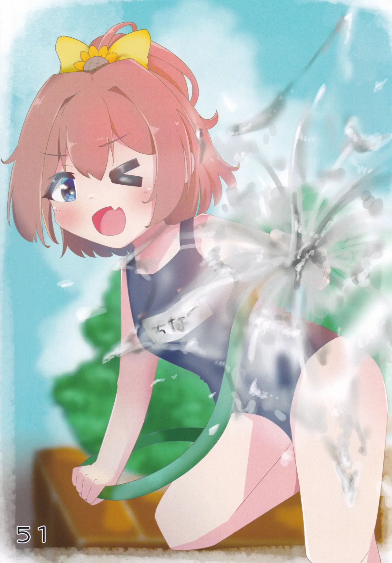 スク水シューターズと♡♡♡する本 - page52