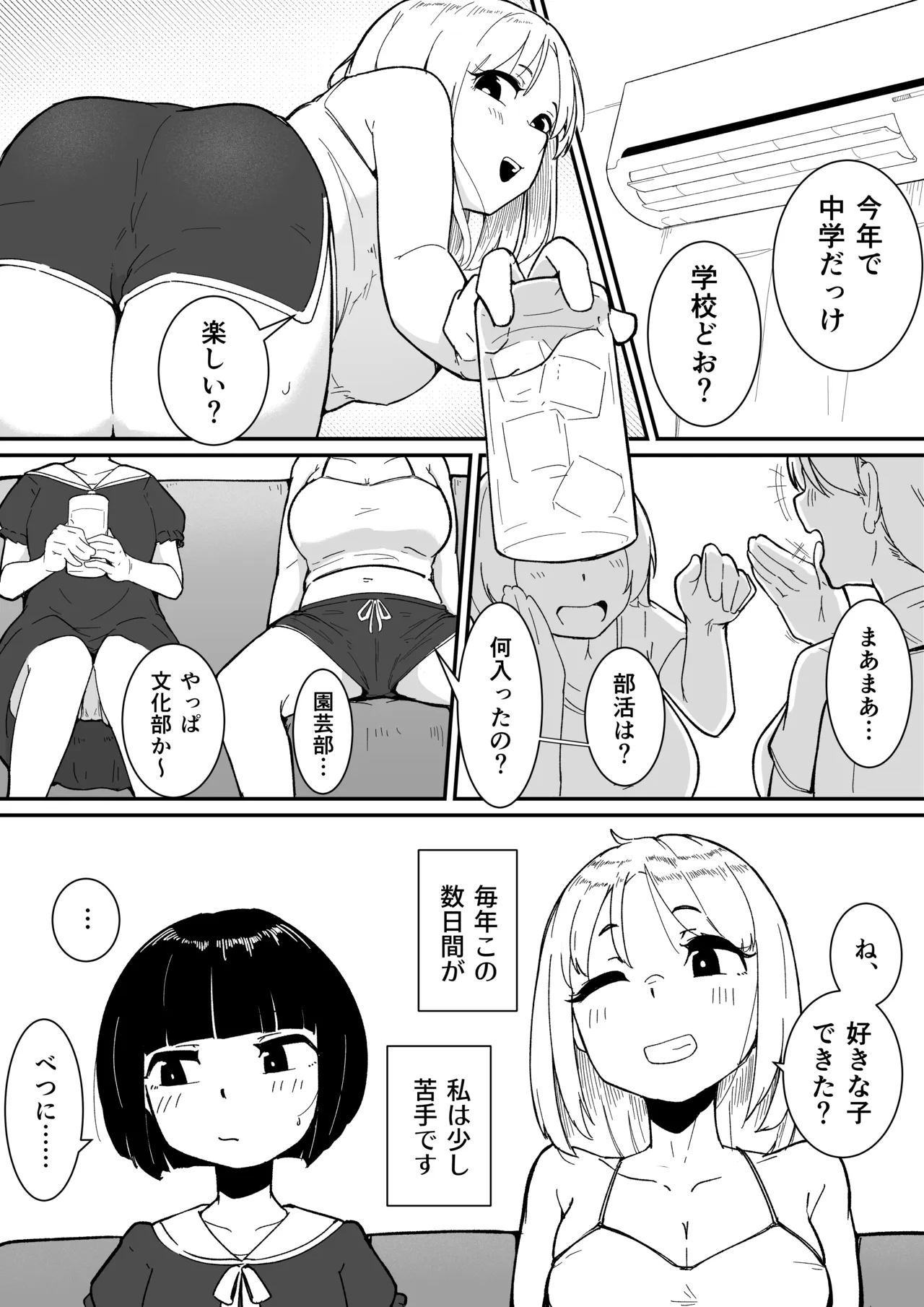 ふたなりちゃんと従姉妹のお姉ちゃんの夏休み - page2