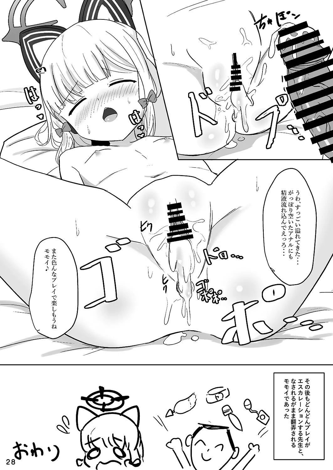 才羽モモイにいたずらえっちする本 - page27