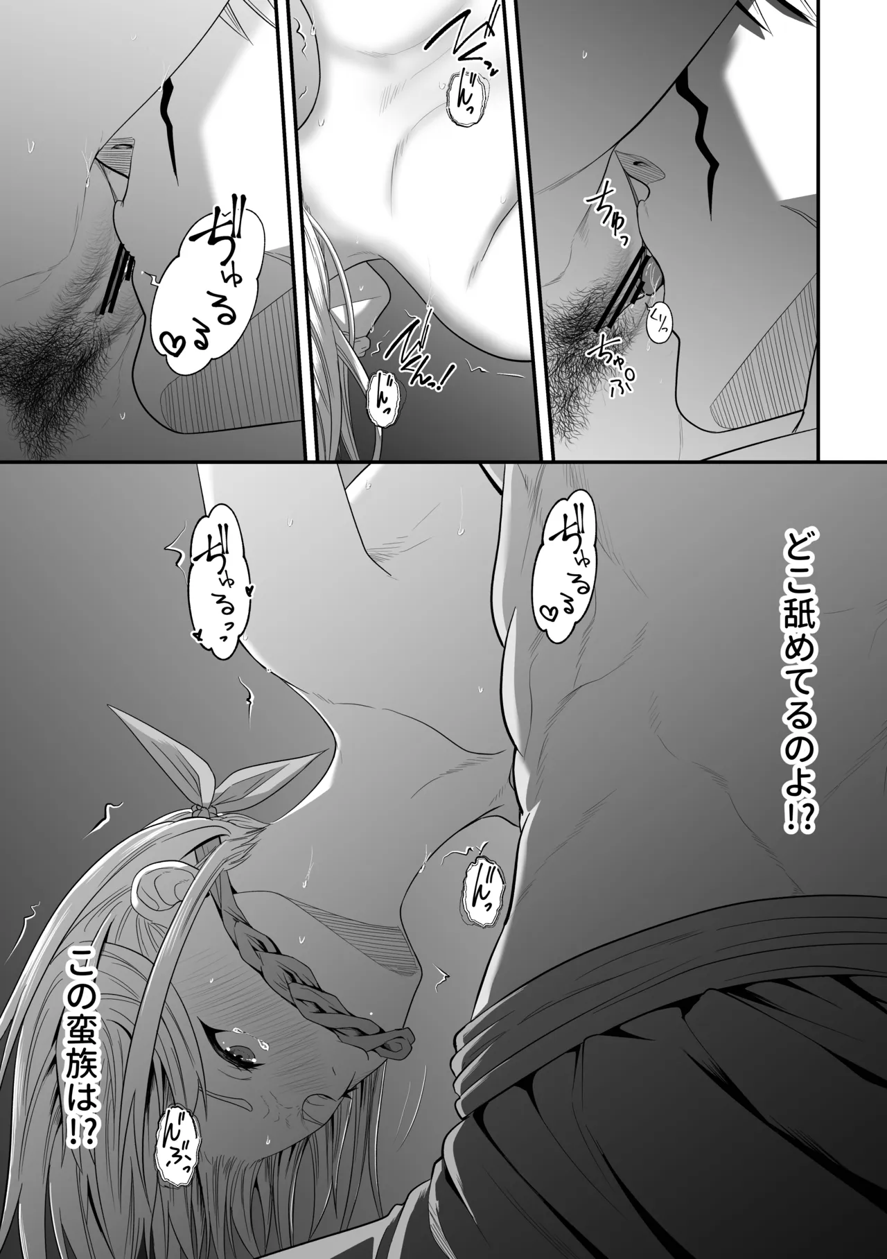 蛮族の妻～蒼銀の女騎士は蛮族に負けて強制的に妻に！？～ - page23