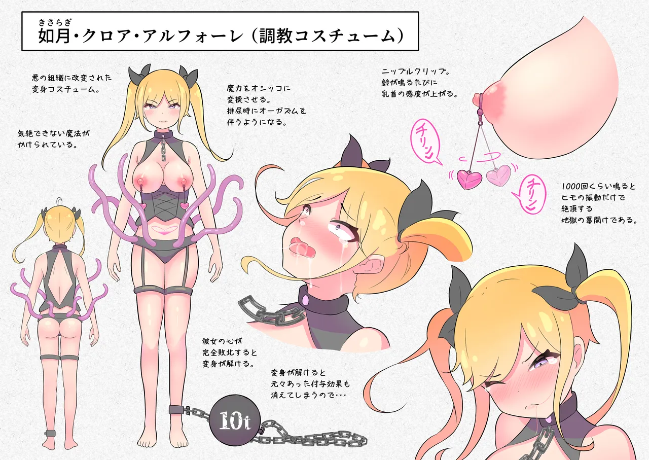 魔法少女は敵のアジトで調教されました - page60