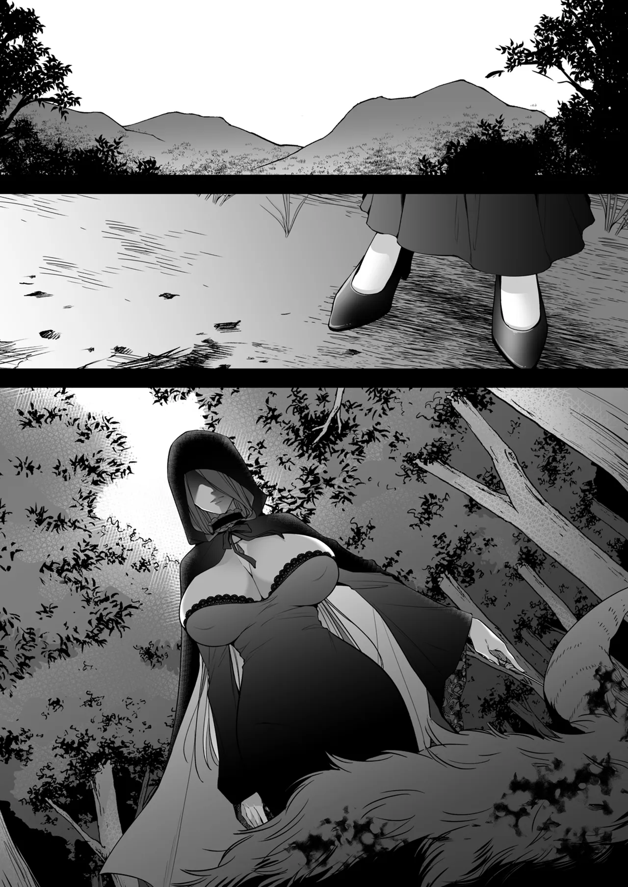 捨てられた少年が500歳の魔女に筆おろししてもらうお話 - page2