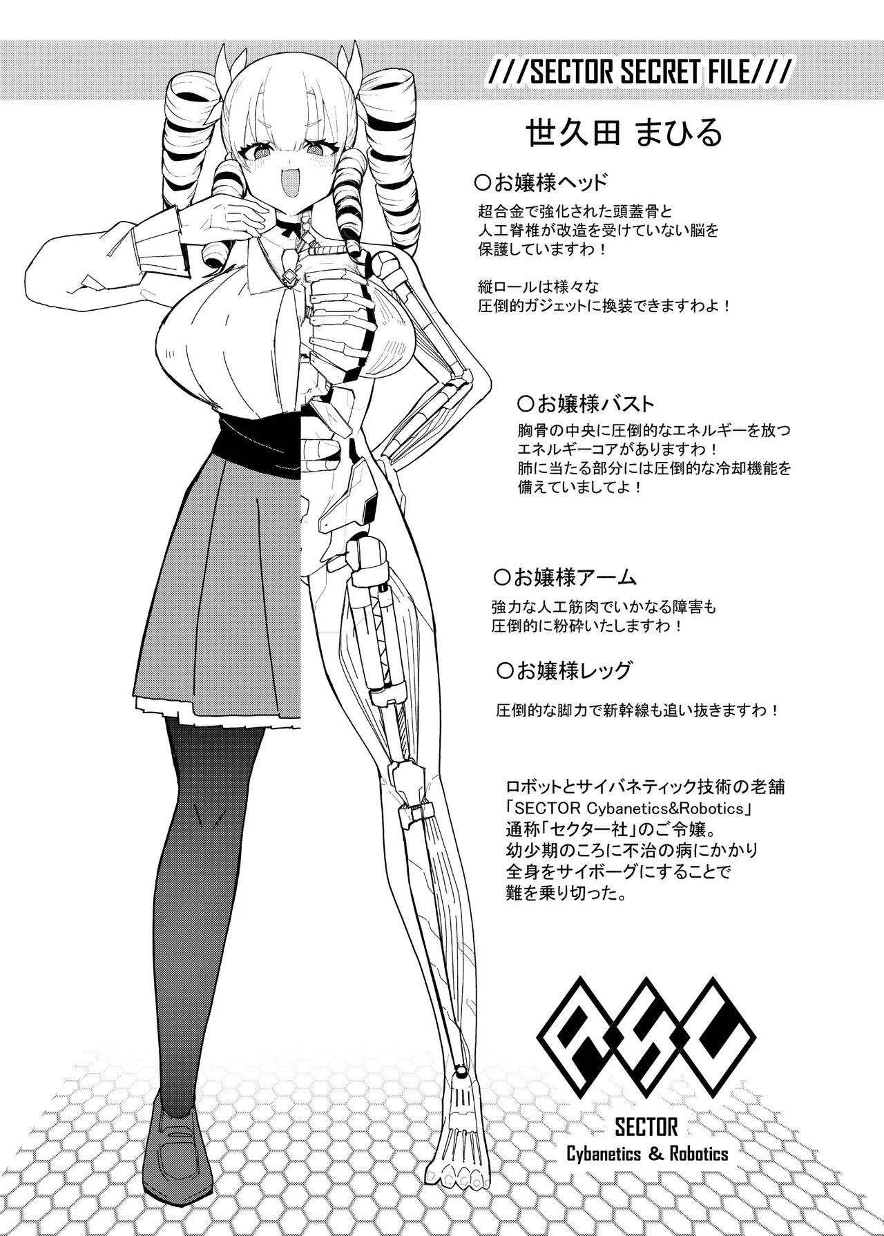 お嬢様はサイボーグ - page20