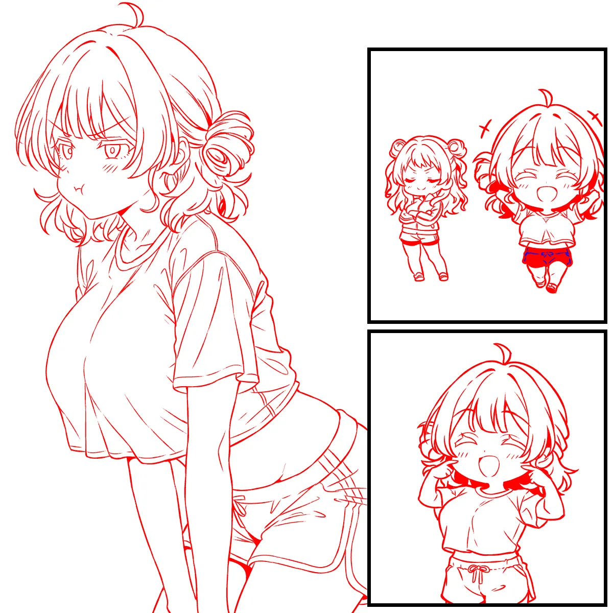 白熱した勝負をする花海姉妹 - page4