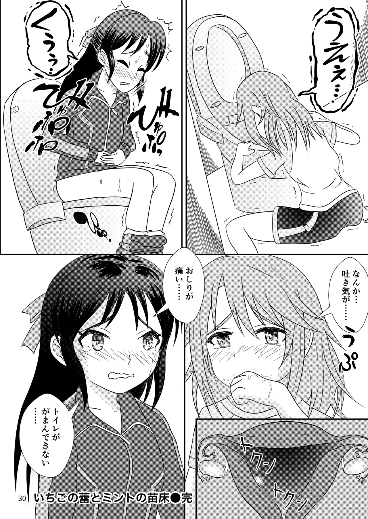 いちごの蕾とミントの苗床 - page31