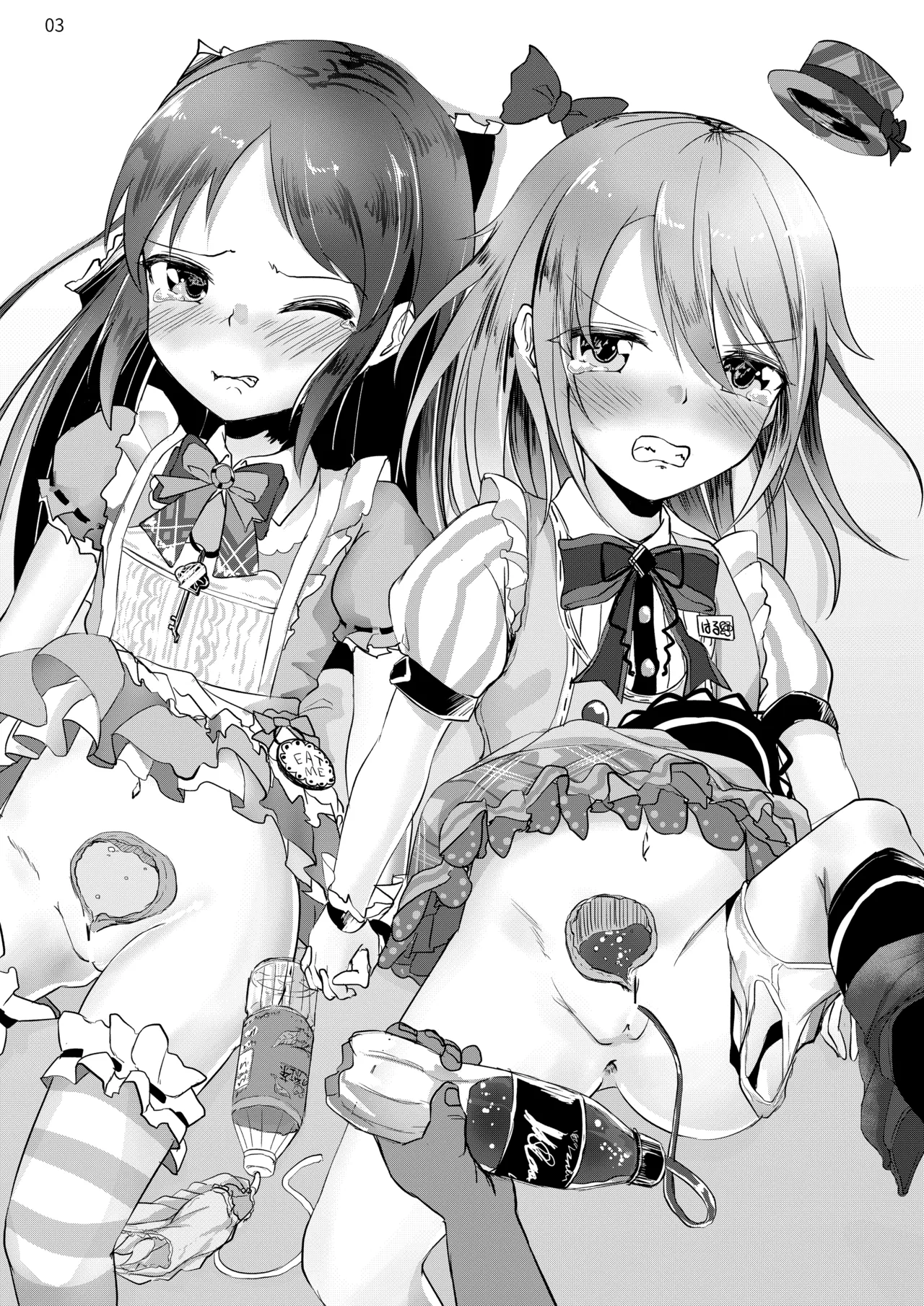 いちごの蕾とミントの苗床 - page4