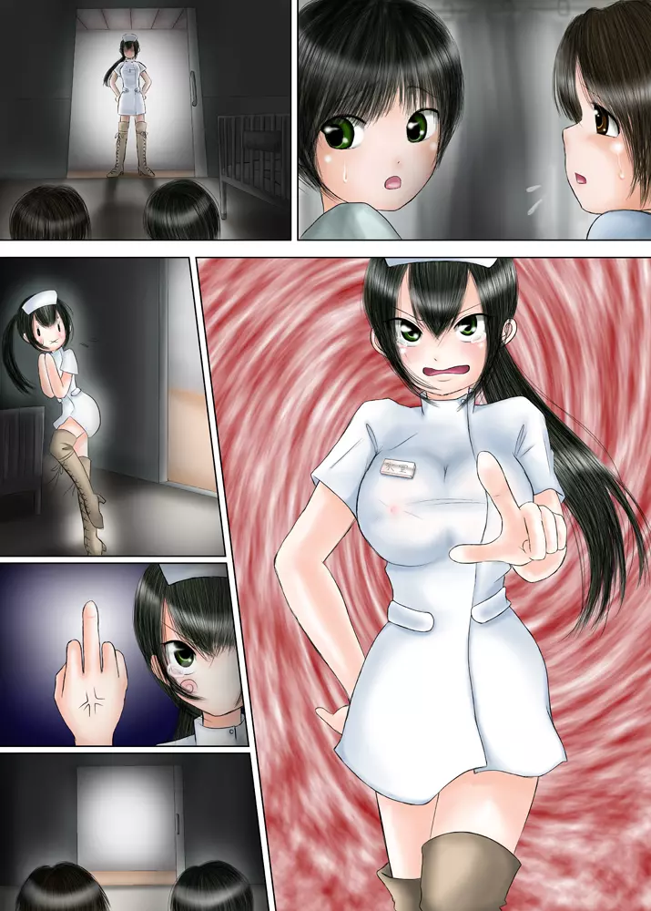 裸ブーツの巨ちち姉が真夜中の病院の屋上で実の弟と友達に3Pしょた♪しょた♪されるやつ - page37