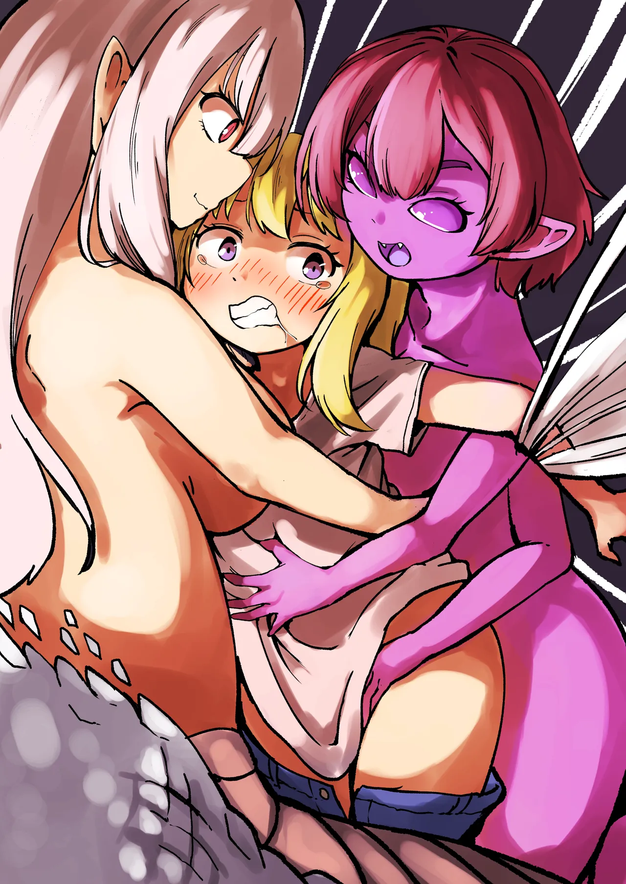 男の娘カードバトラー暁みつるくんVRモン娘公開凌辱配信。 - page35