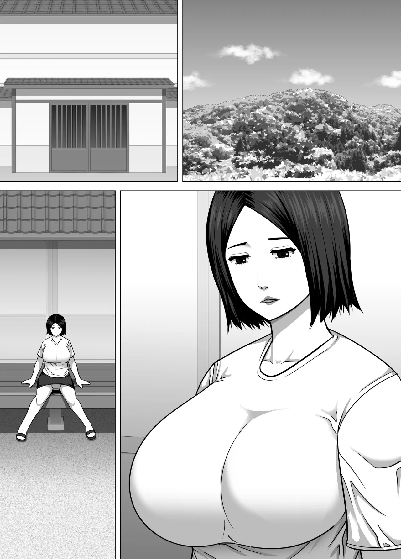 田舎で性欲を持て余す人妻が都会からやってきた元ホストのチャラ男の虜になってしまう話 - page34