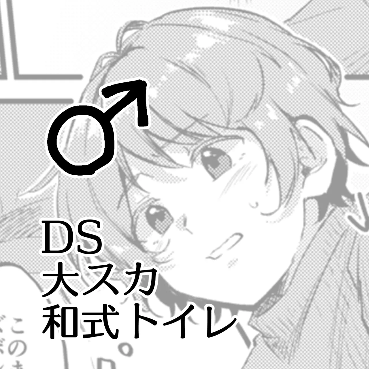 便秘になっちゃった子 – DS大スカ和式トイレ♂