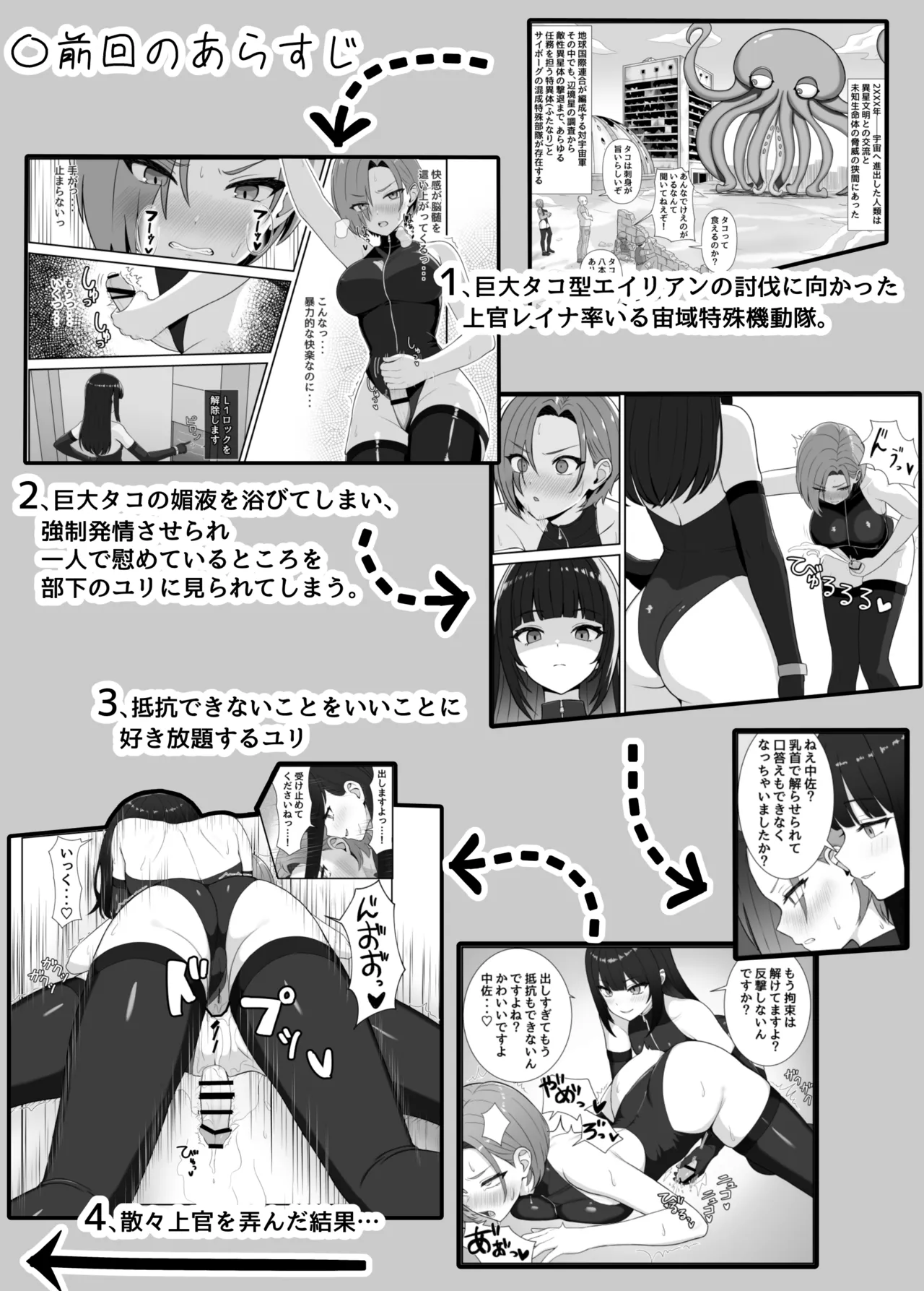ふたなり部下がちんぽとアナルを教育される話 - page3