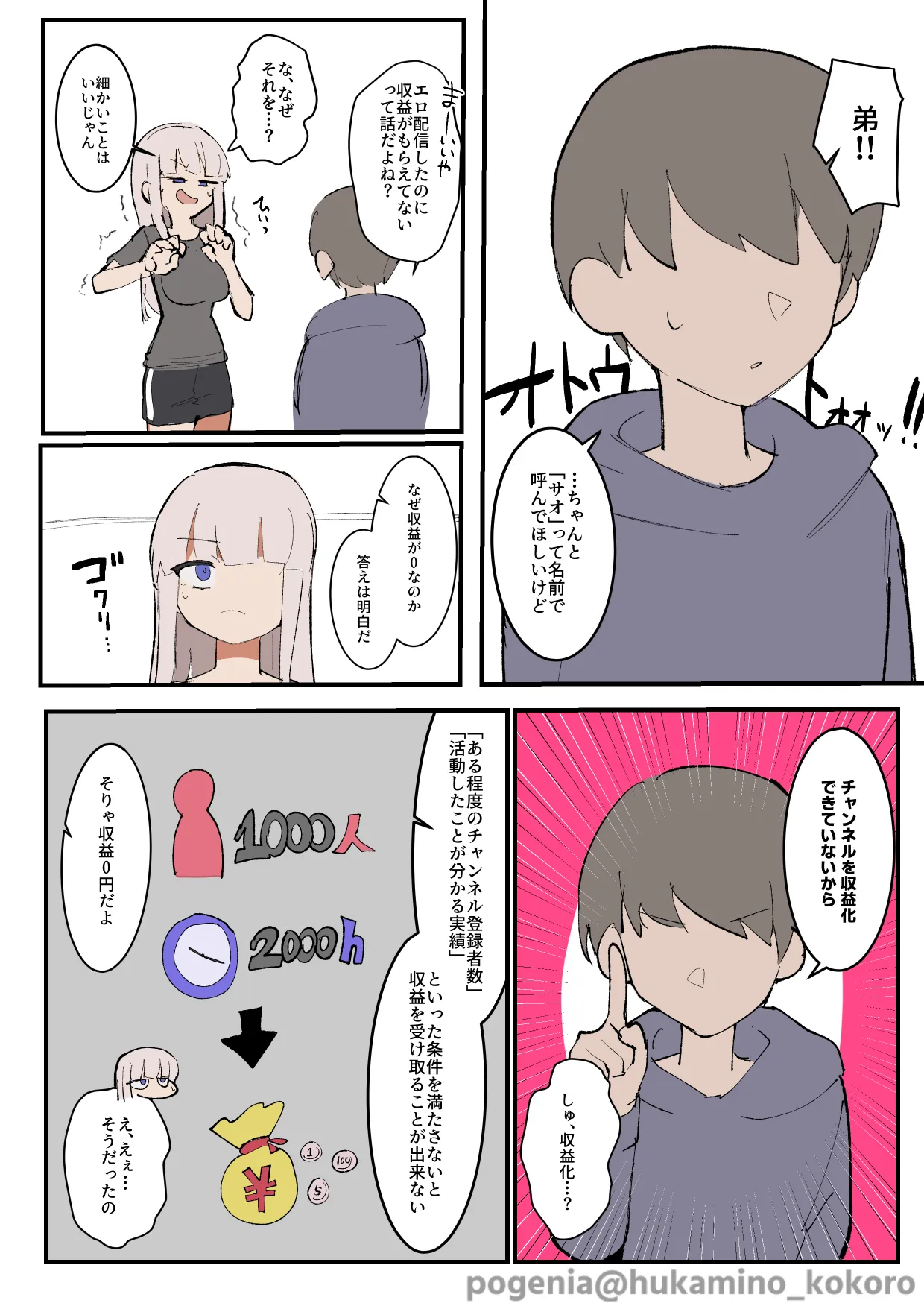 弟に先っぽいじめされて乳首&クリイキしまくる漫画 - page5