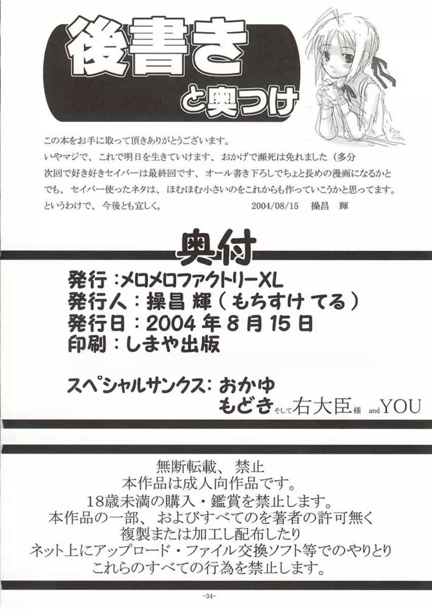 好き好きセイバー vol.2 - page33