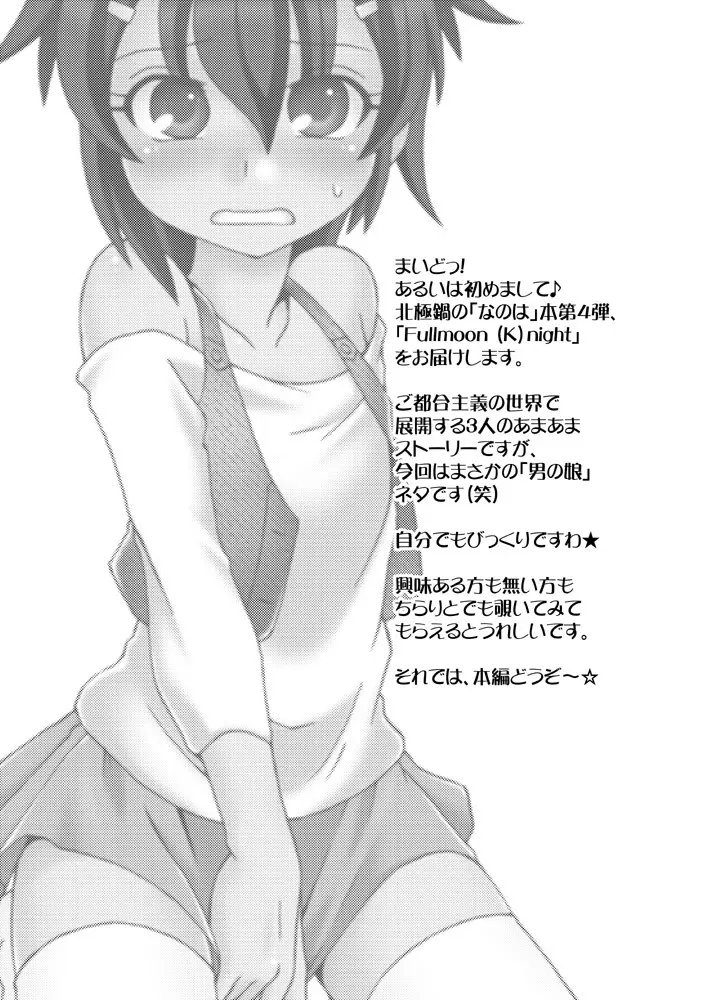 (C80) [北極鍋 (西北々)] Fullmoon (K)night (魔法少女リリカルなのは) - page3
