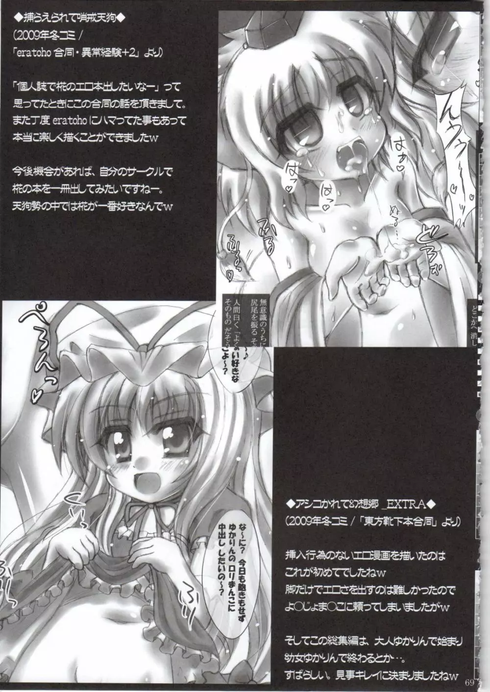 なかだされて幻想郷 Legend - page68