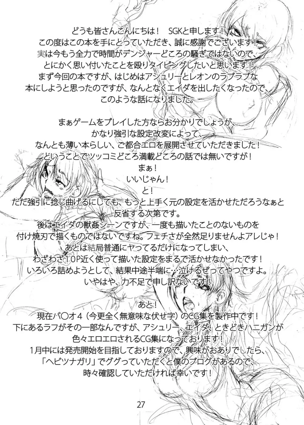 エイダのアシュリー調教記 - page28