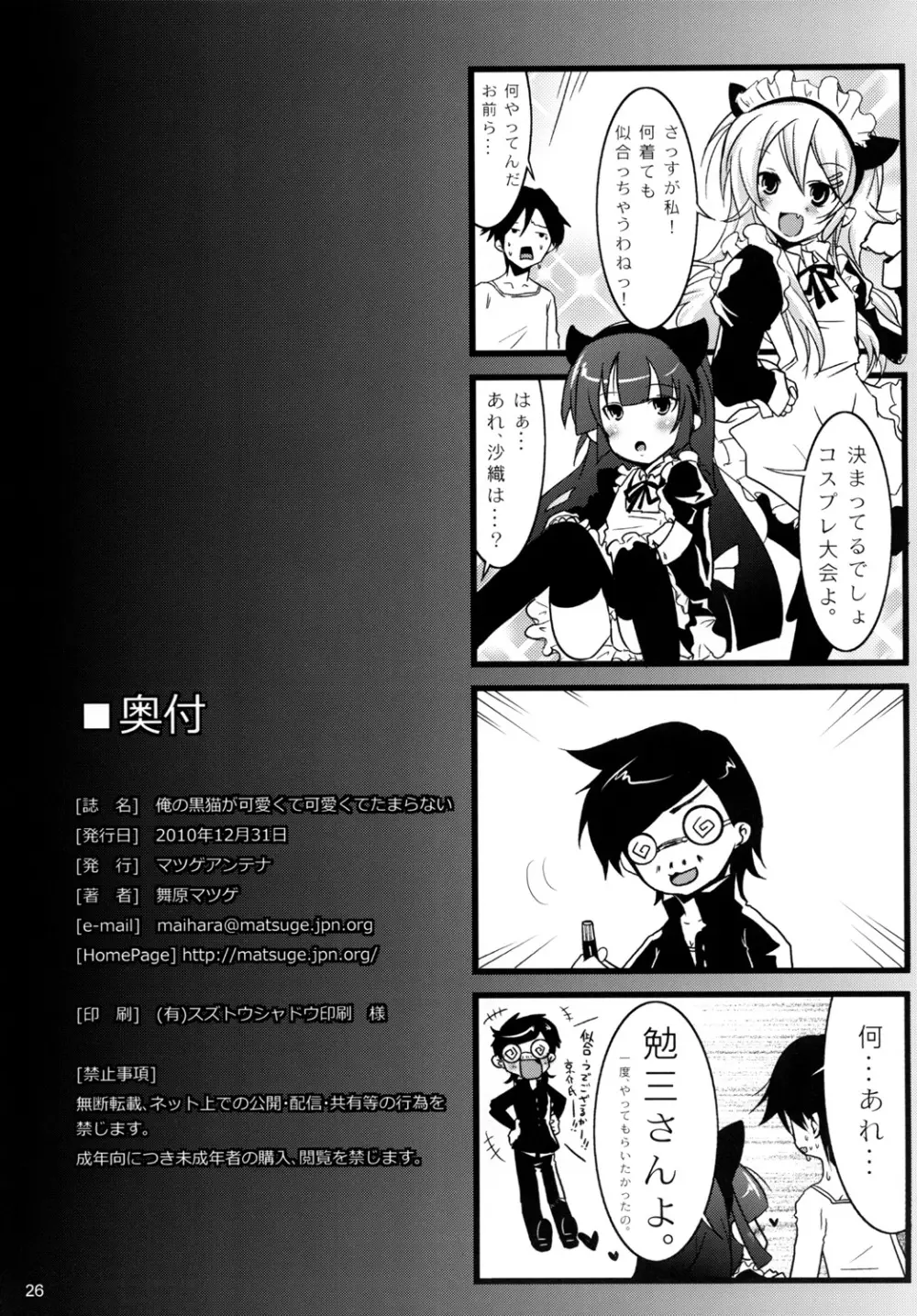 俺の黒猫が可愛くて可愛くてたまらない - page25