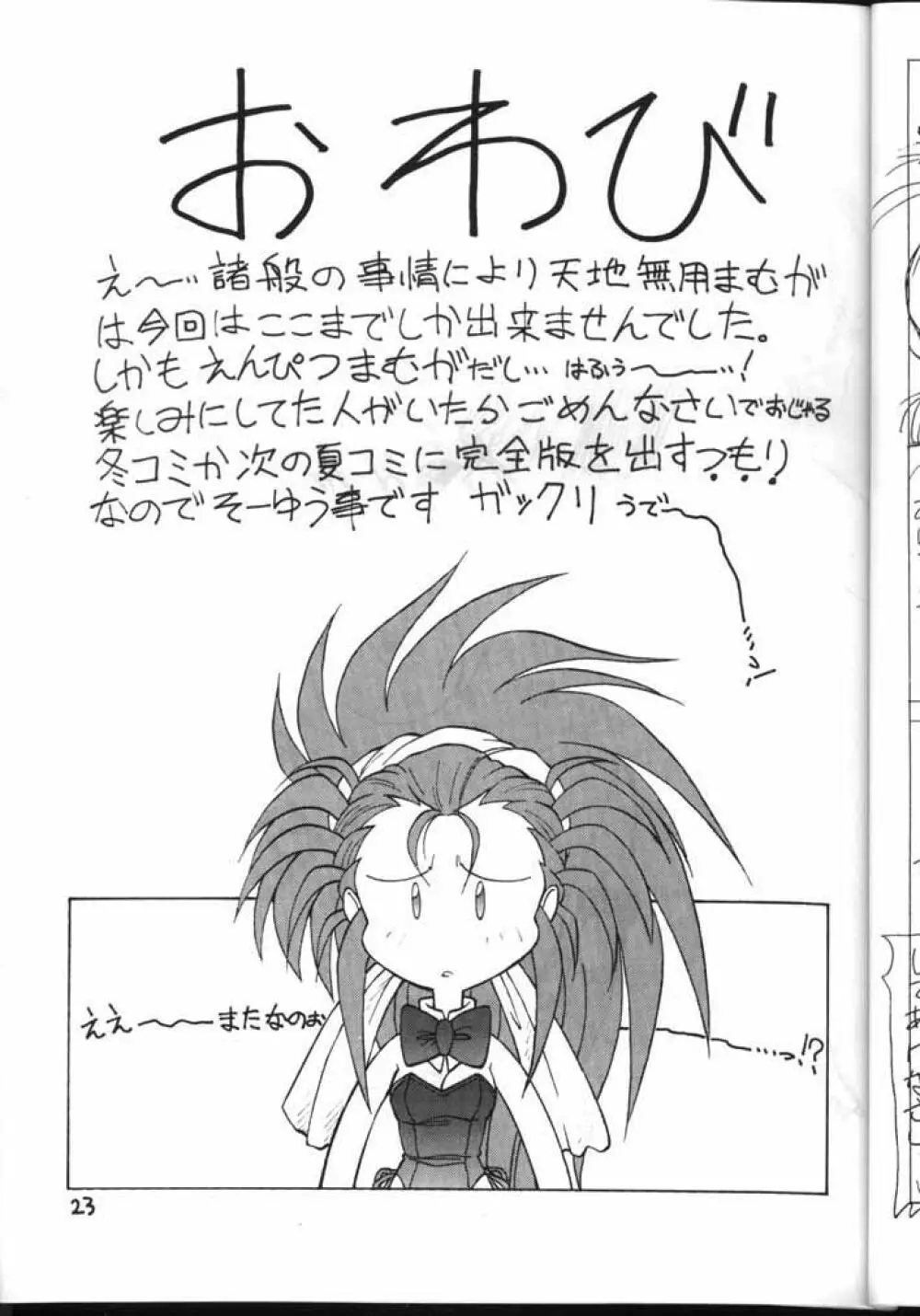 天地無用！厚顔無知編 - page23