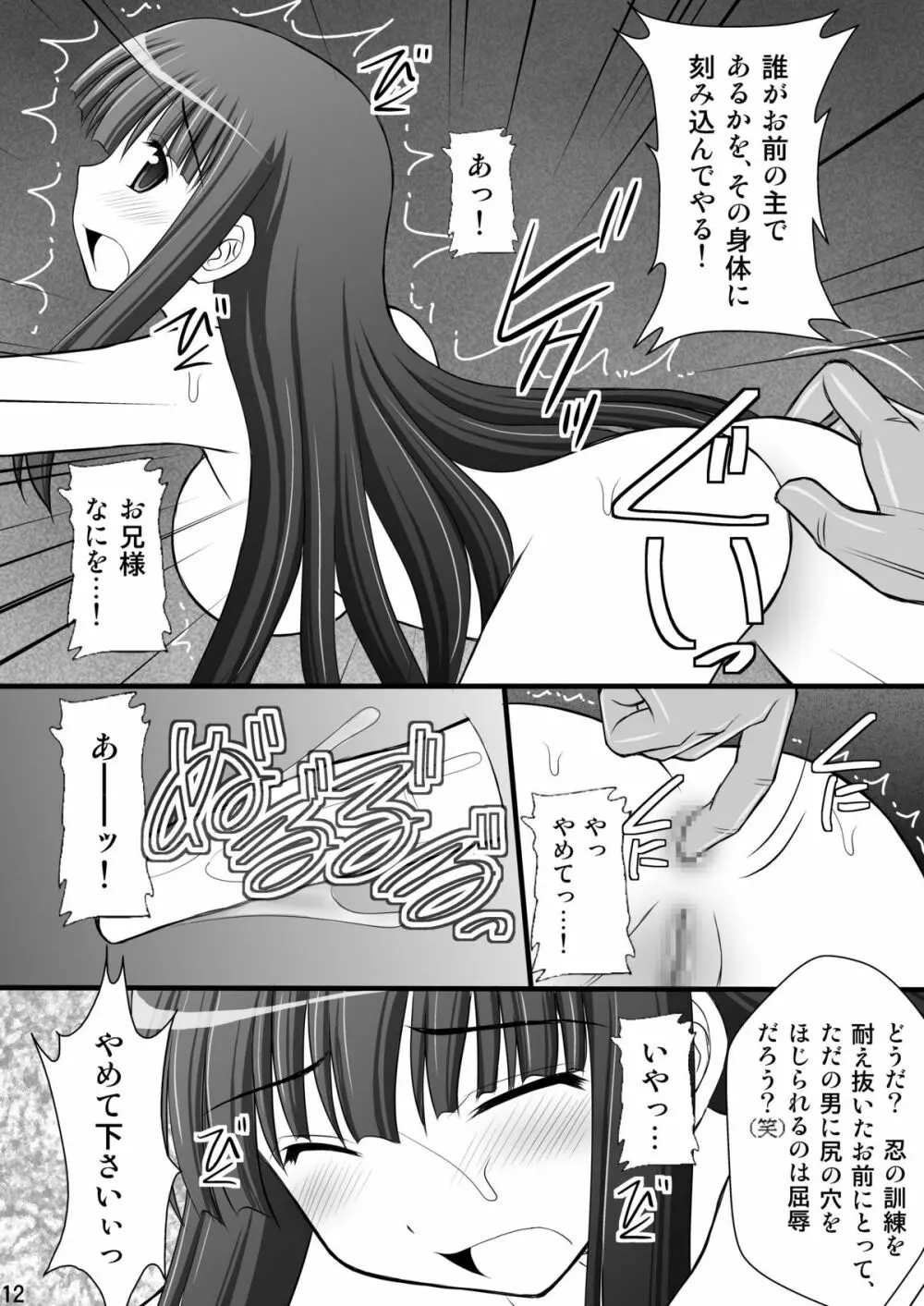 乙女くノ一悶絶拷問地獄絵巻 淫乱モード其の弐「斑鳩・柳生・雲雀編」 - page11