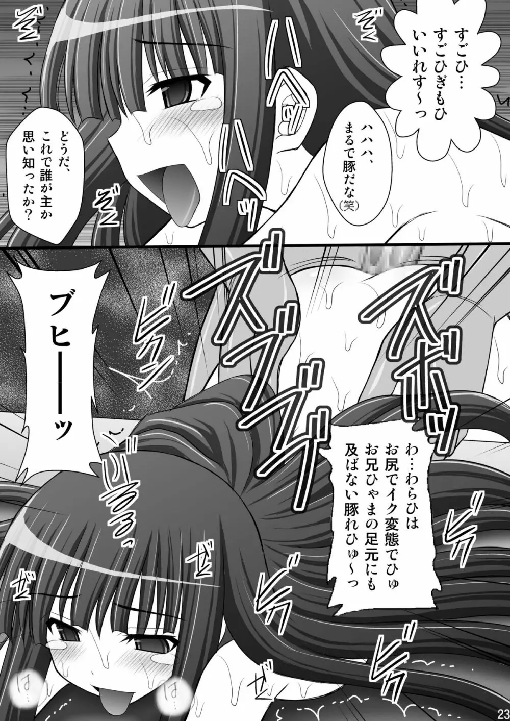 乙女くノ一悶絶拷問地獄絵巻 淫乱モード其の弐「斑鳩・柳生・雲雀編」 - page22