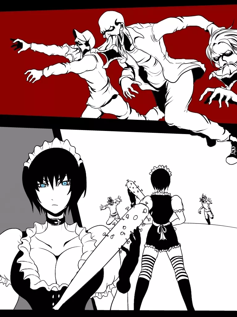 Maid vs Vore Monster - page3