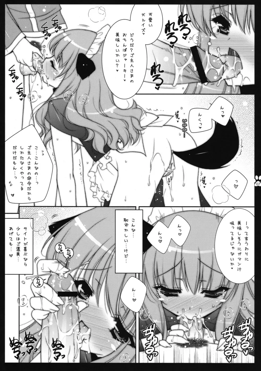 ルイズめはご主人さまの犬です - page6