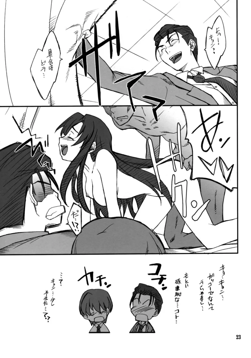 妄想でしょでしょ?「めがっさエッチな名誉顧問が味見するっさ!」 - page22