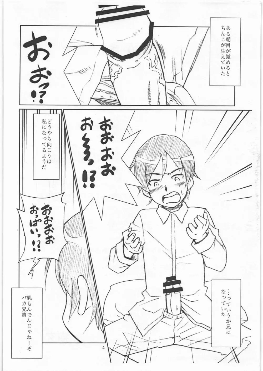 (C79) [T.4.P (猫玄)] お…(中略)がない (俺の妹がこんなに可愛いわけがない) - page3