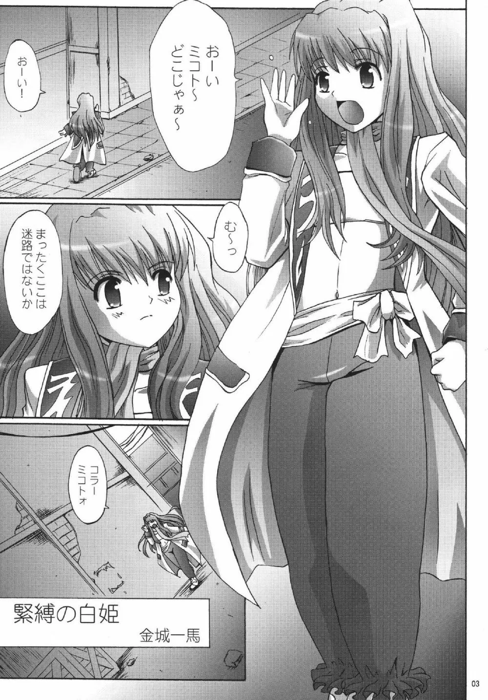緊縛の白姫 - page3