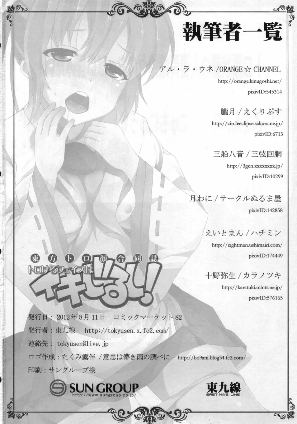 東方トロ顔合同誌 トロけるフェイスはイキじるし! - page61