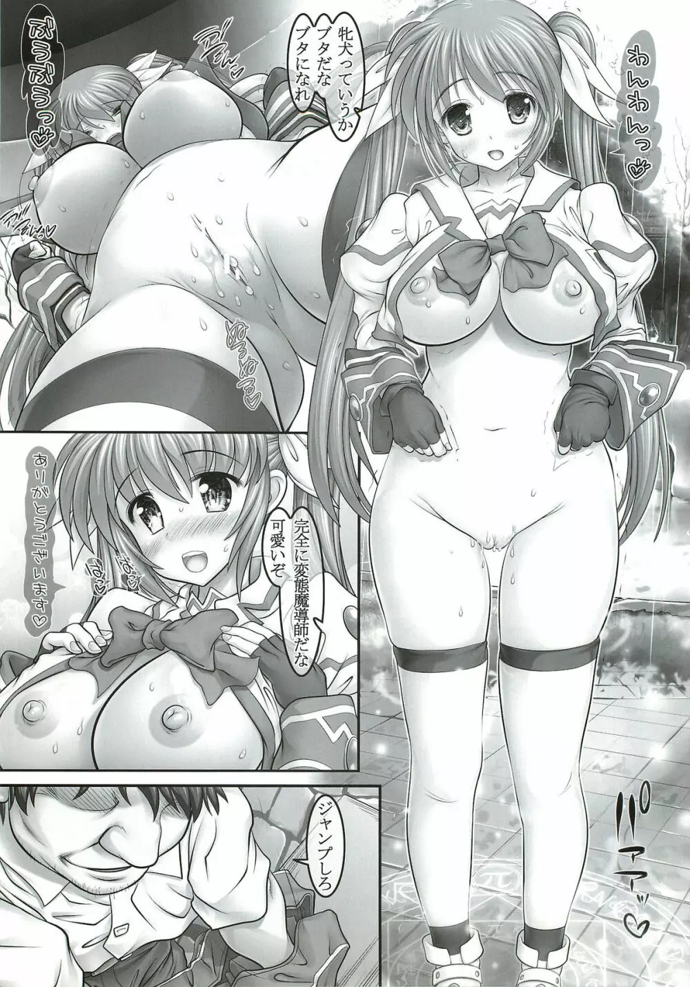 乳なのはさん。公園調教編 - page23