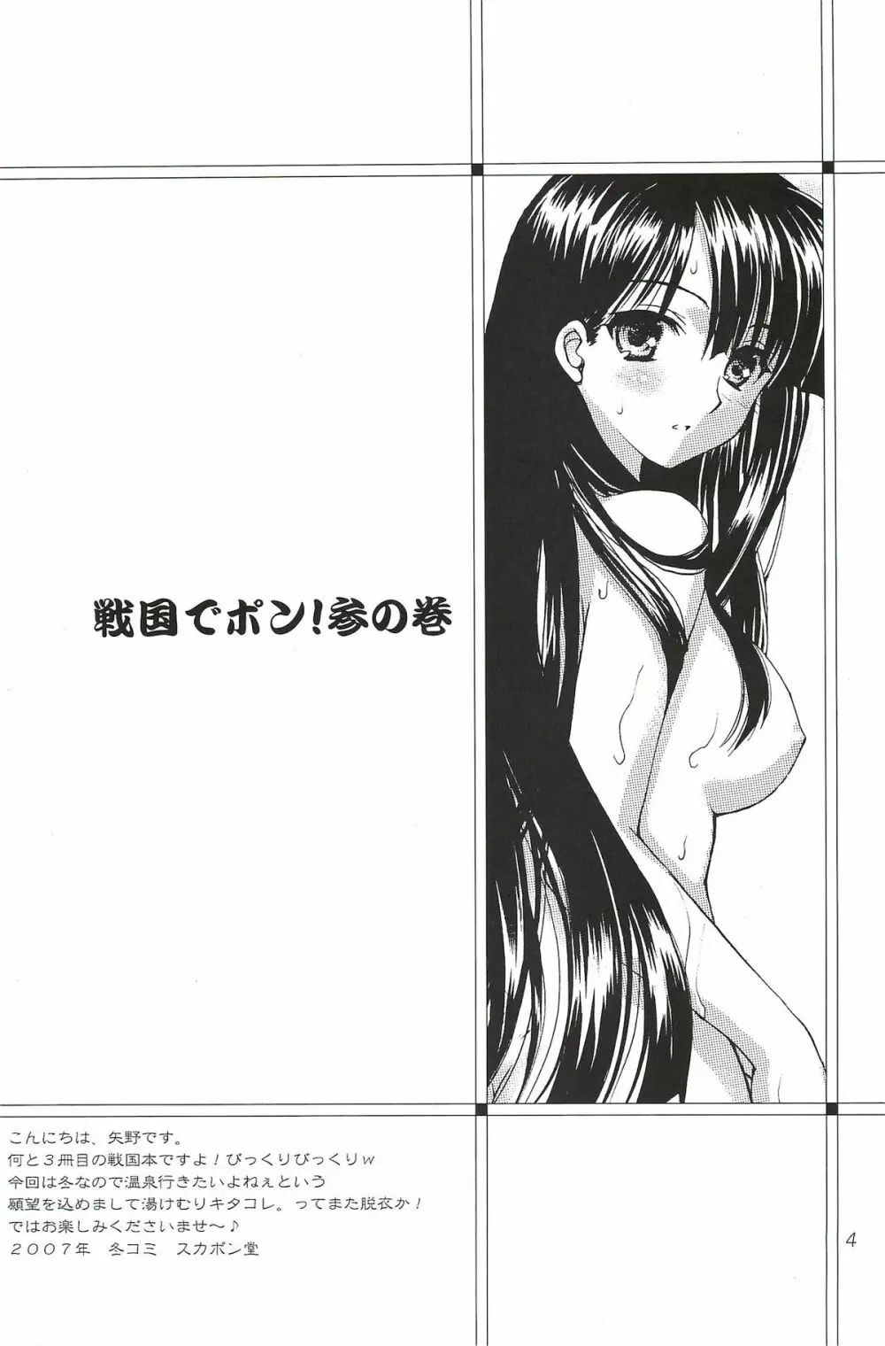 戦国でポン! 参の巻 - page3