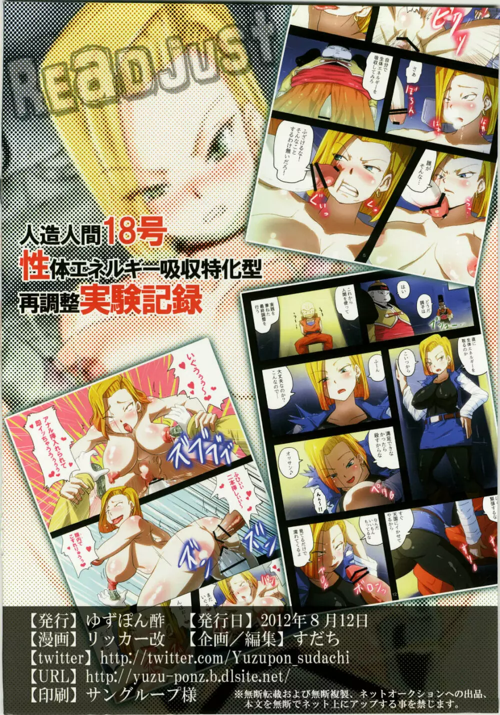 人造人間18号性体エネルギー吸収特化型再調整実験記録 - page16