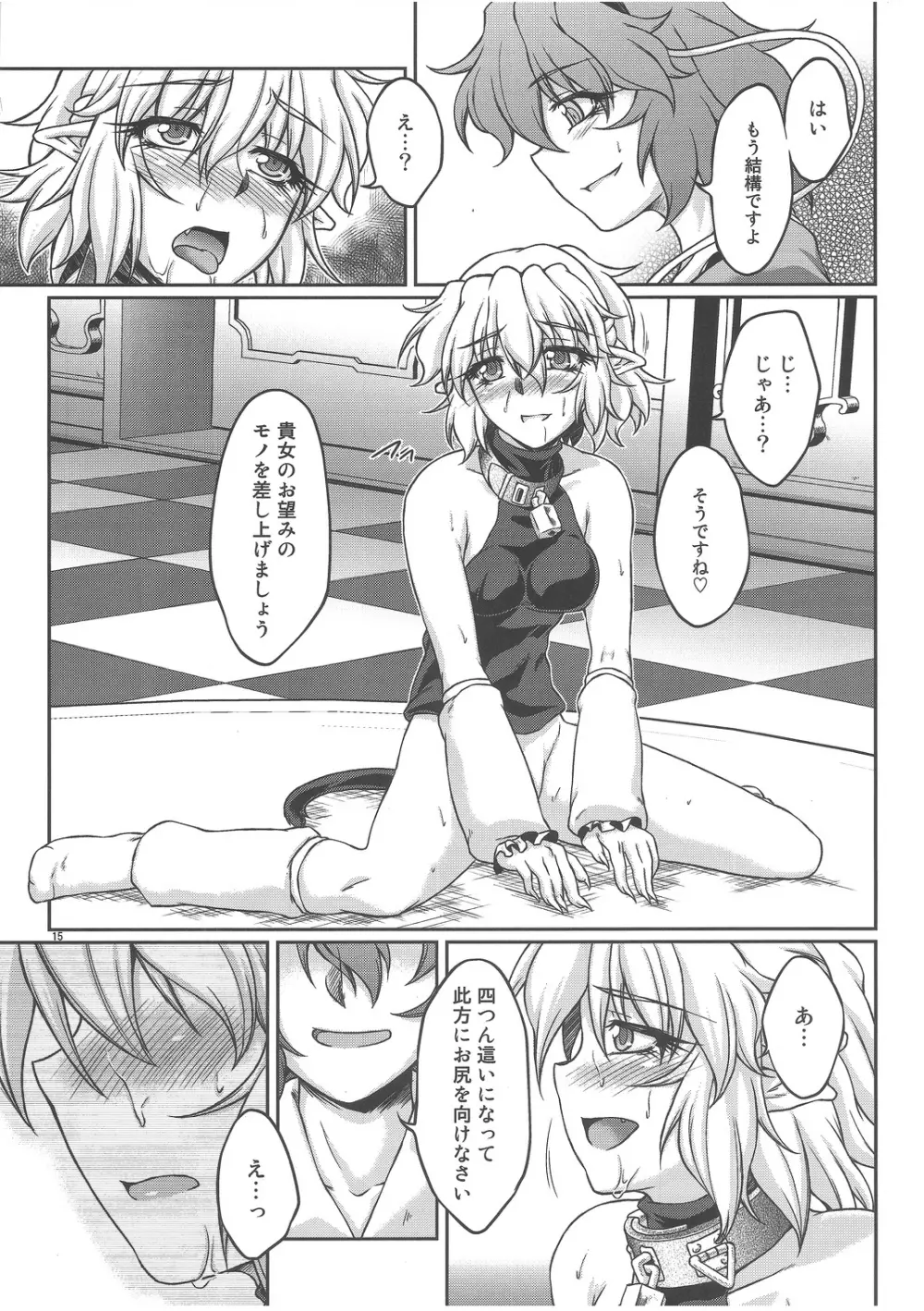 (C82) [幸撃 (大月渉)] 鉄(物の付いた首)輪 (東方Project) - page14