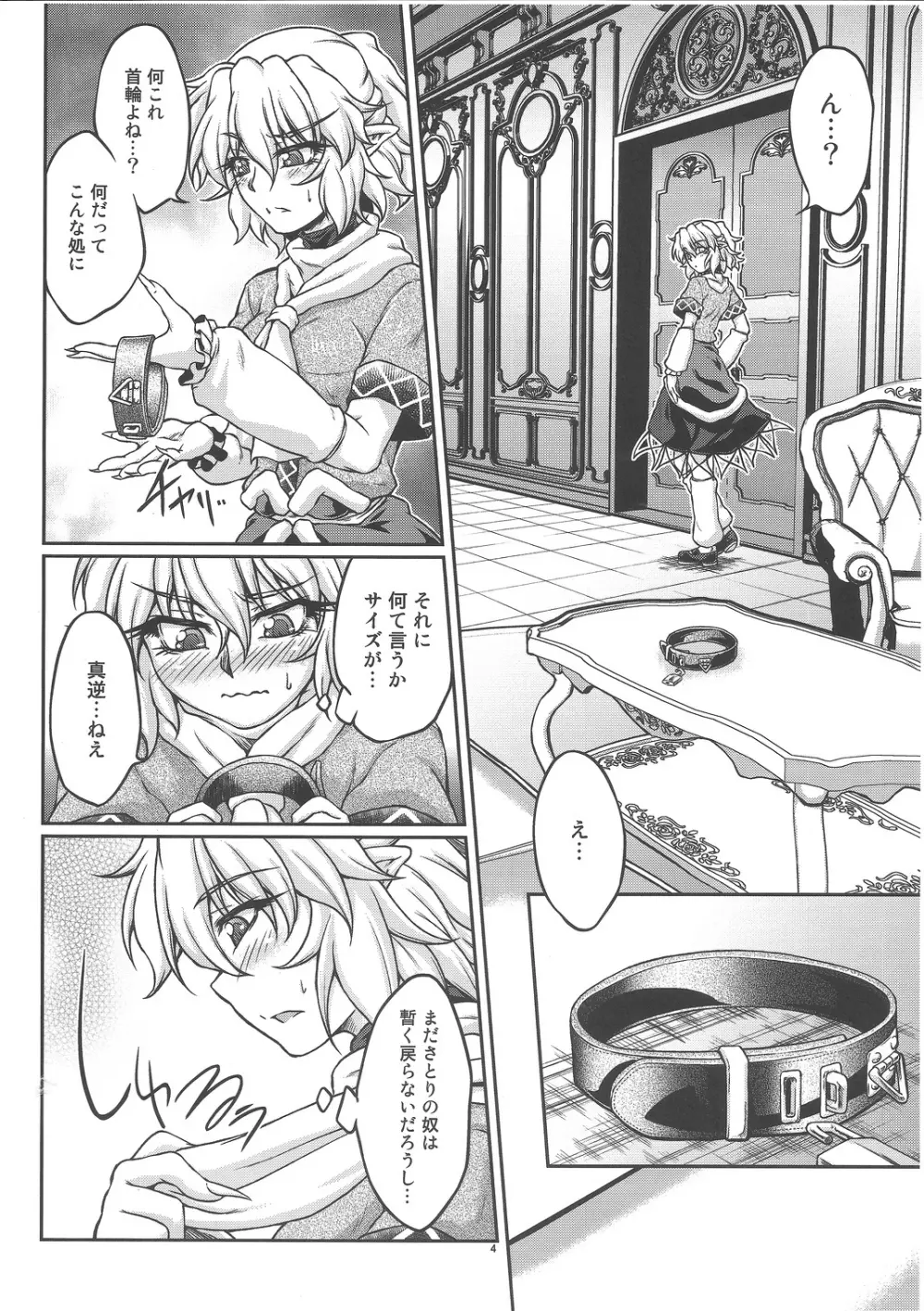 (C82) [幸撃 (大月渉)] 鉄(物の付いた首)輪 (東方Project) - page3