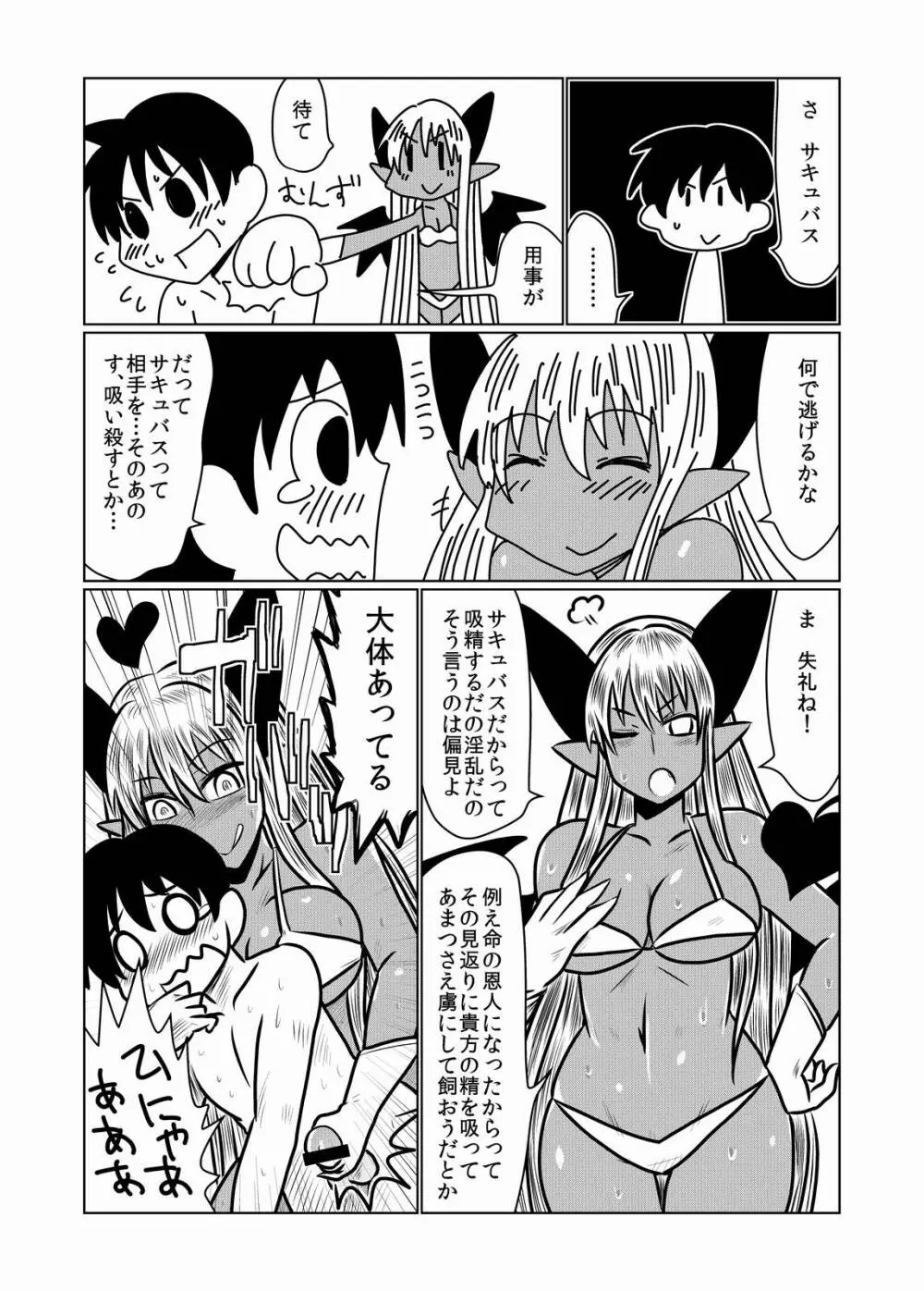 褐色のサキュバスさんと。 - page6