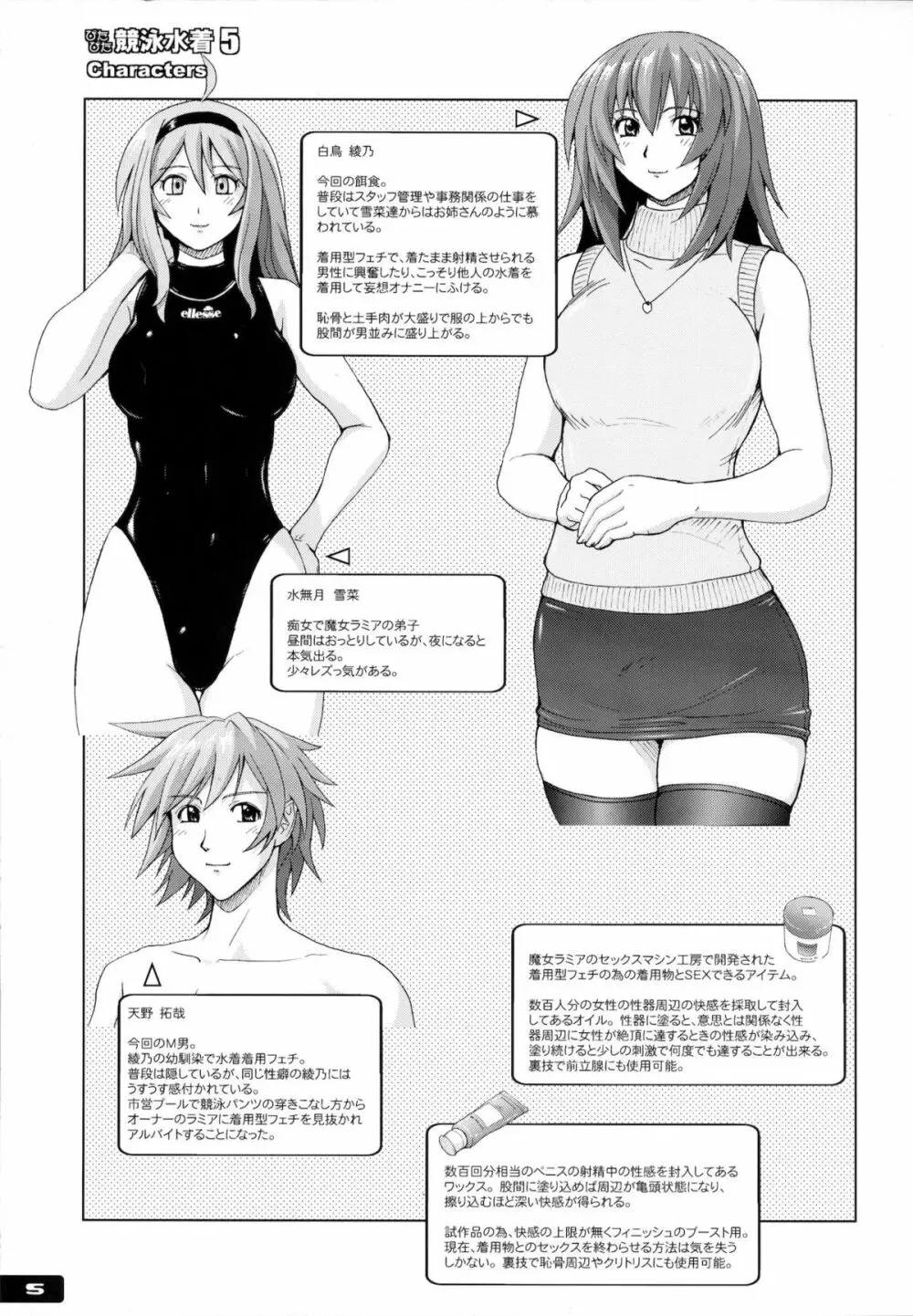 ぴたぴた競泳水着5 - page4