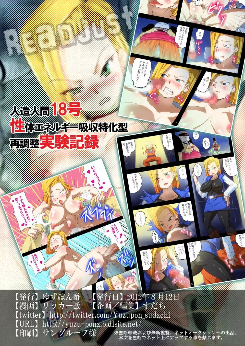 人造人間18号性体エネルギー吸収特化型再調整実験記録 - page2