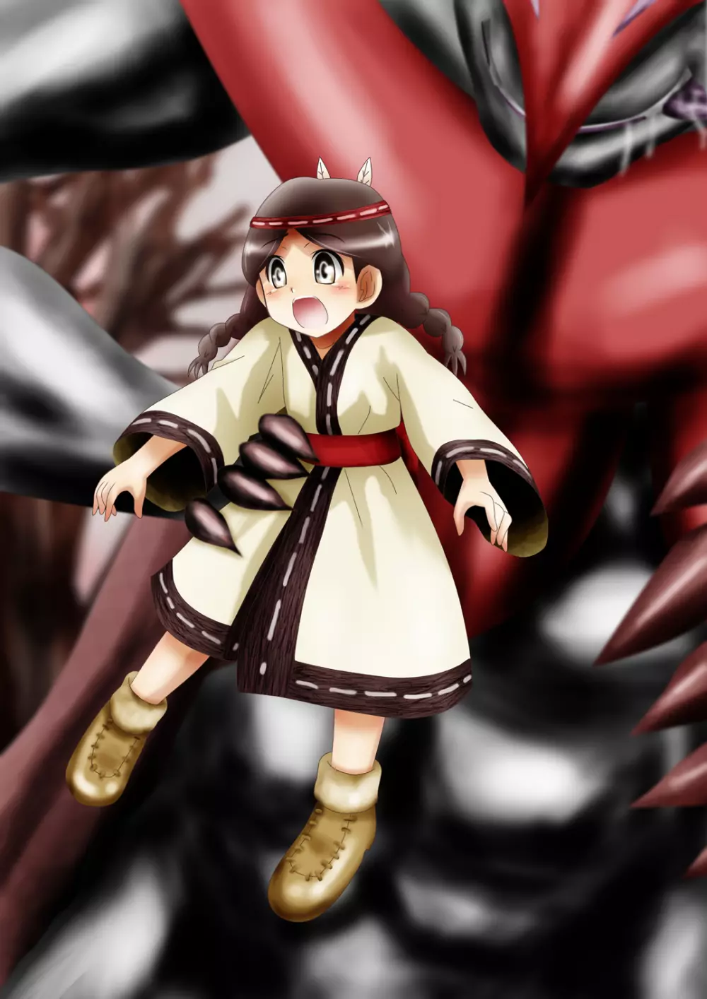 [でんで] 『不思議世界-Mystery World-ののな15』～淫魔植物ゴルゴーラ達の石化光線～ - page77