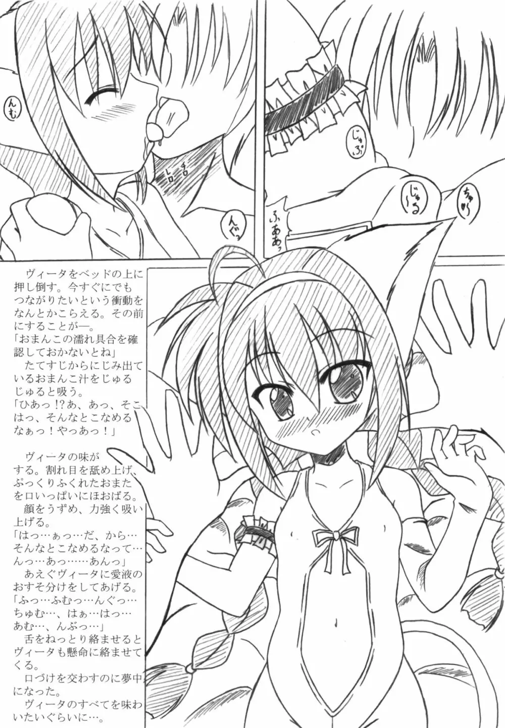 う゛ぃ/う゛ぃ～ヴィータとヴィヴィオのえっちなえにっき～ - page9