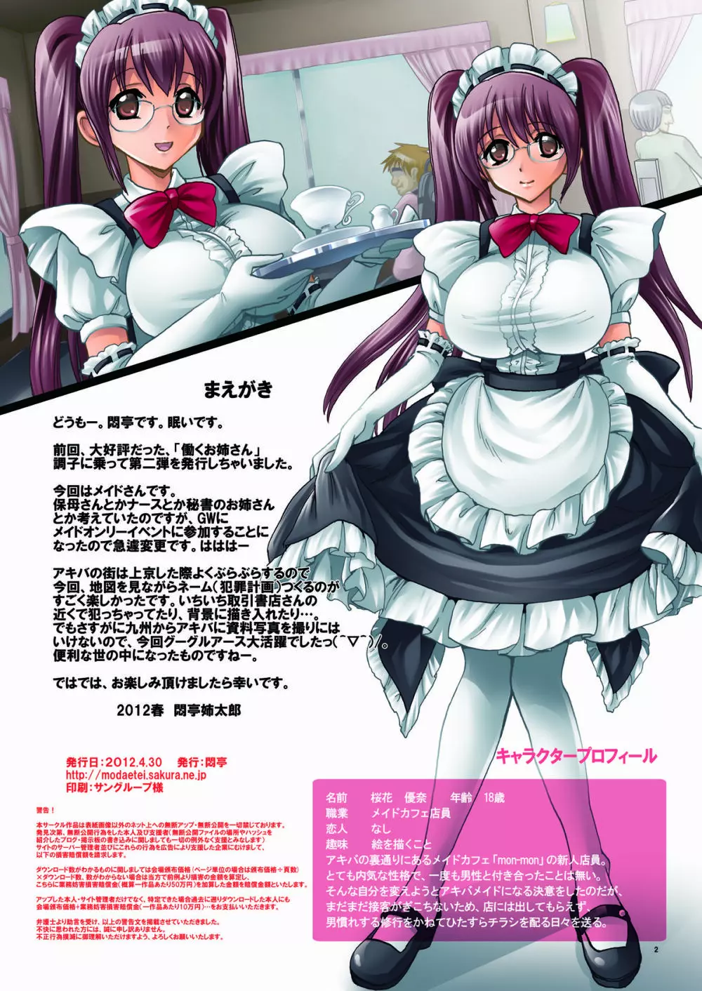 働くお姉さん緊縛いじめVol2～メイドカフェ店員・桜花優奈 路上調教～ - page3
