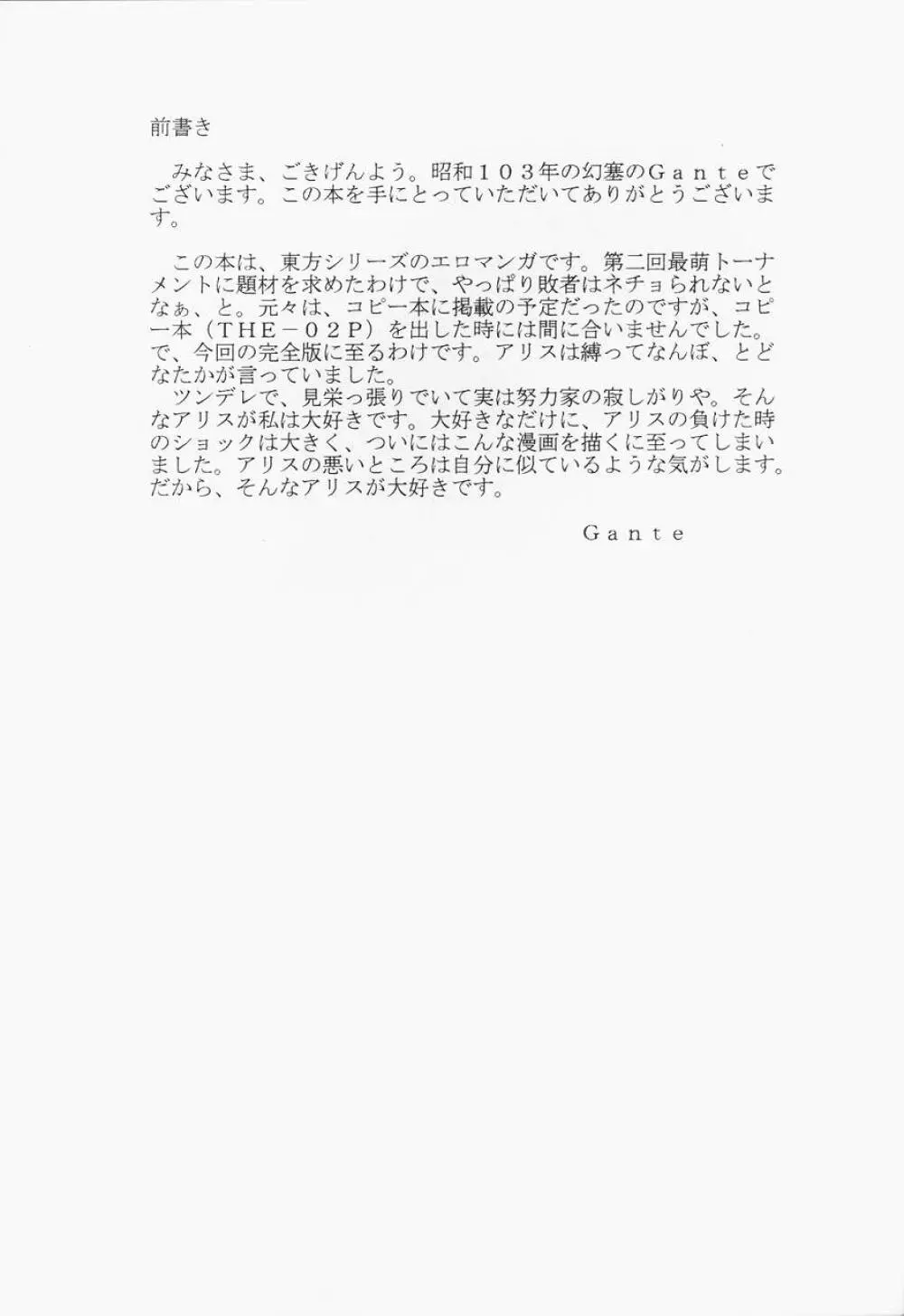 Alice Necho Cartoons {Touhou Project} - page2