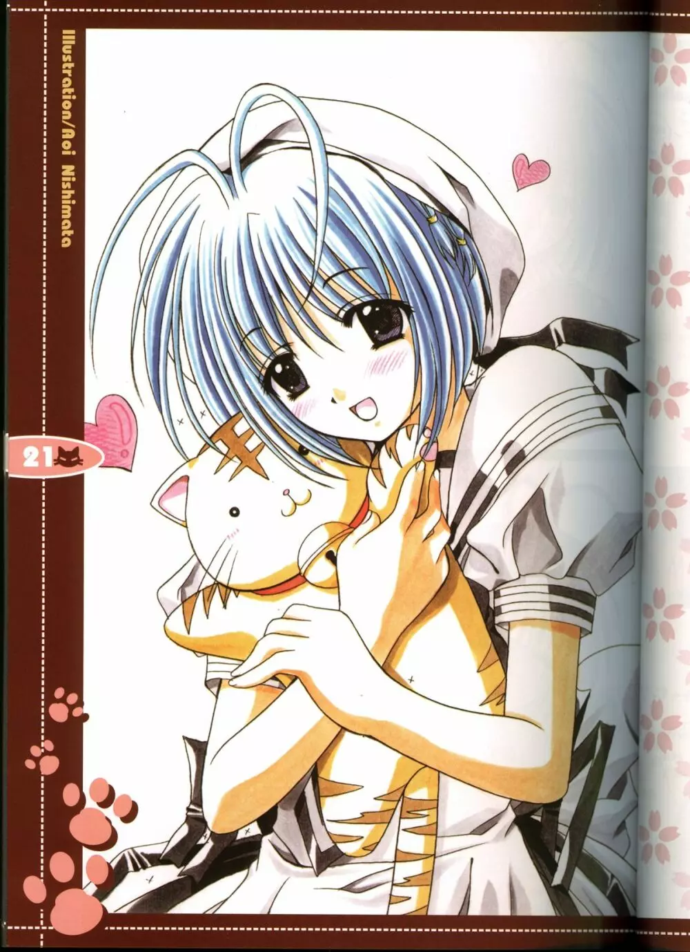 それは舞い散る桜のように・線画集 Vol.2 「farewell -Innocent snow fell into the small town in a book...」 - page21