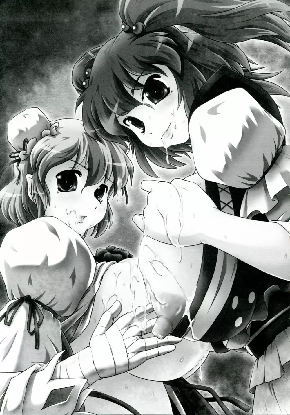 (例大祭9) [石炭袋 (Fey Tas)] 怒首領乳大往生 -dodonpai DAI-OU-JOU- (東方Project) - page2