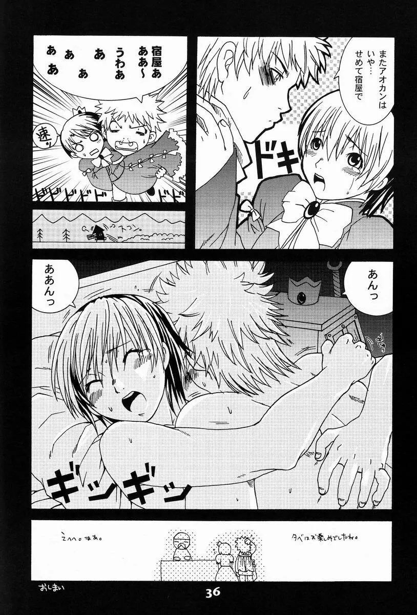 Paruko Nagashima (Chika Sekai) - Turquoise (Hikaru no Go) - page35