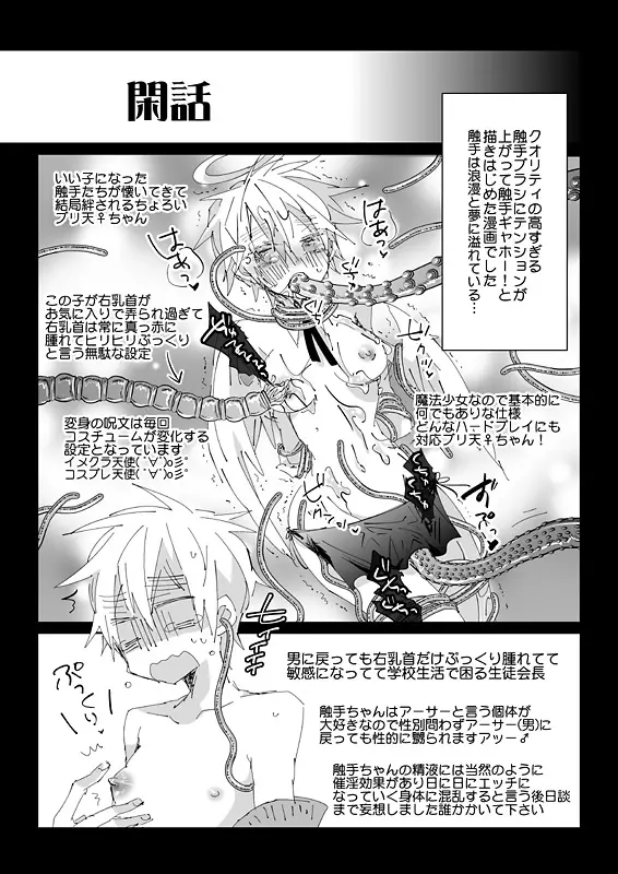 触手慰撫魔法少女ブリ天♀ちゃん！ - page27