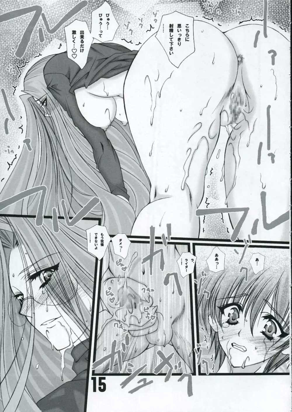 LOVE LOVE RIDER ライダーさんは世界最萌え!!!の巻 - page14