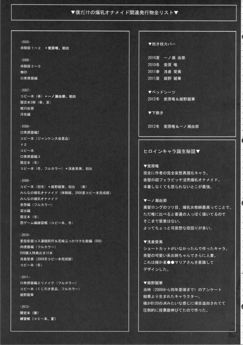 僕だけの爆乳オナメイド -7周年記念合同誌- - page144